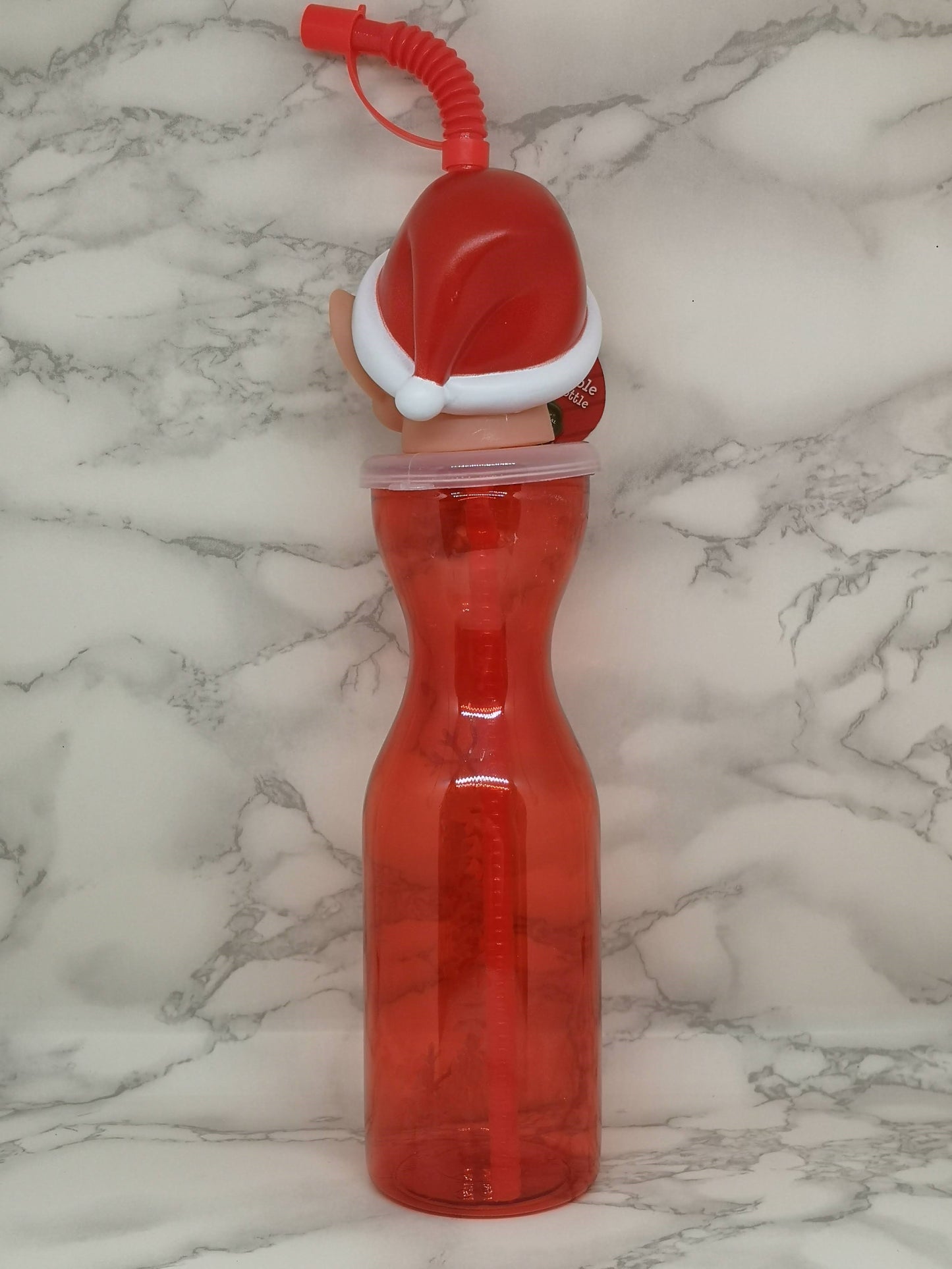 Elf drinks bottle